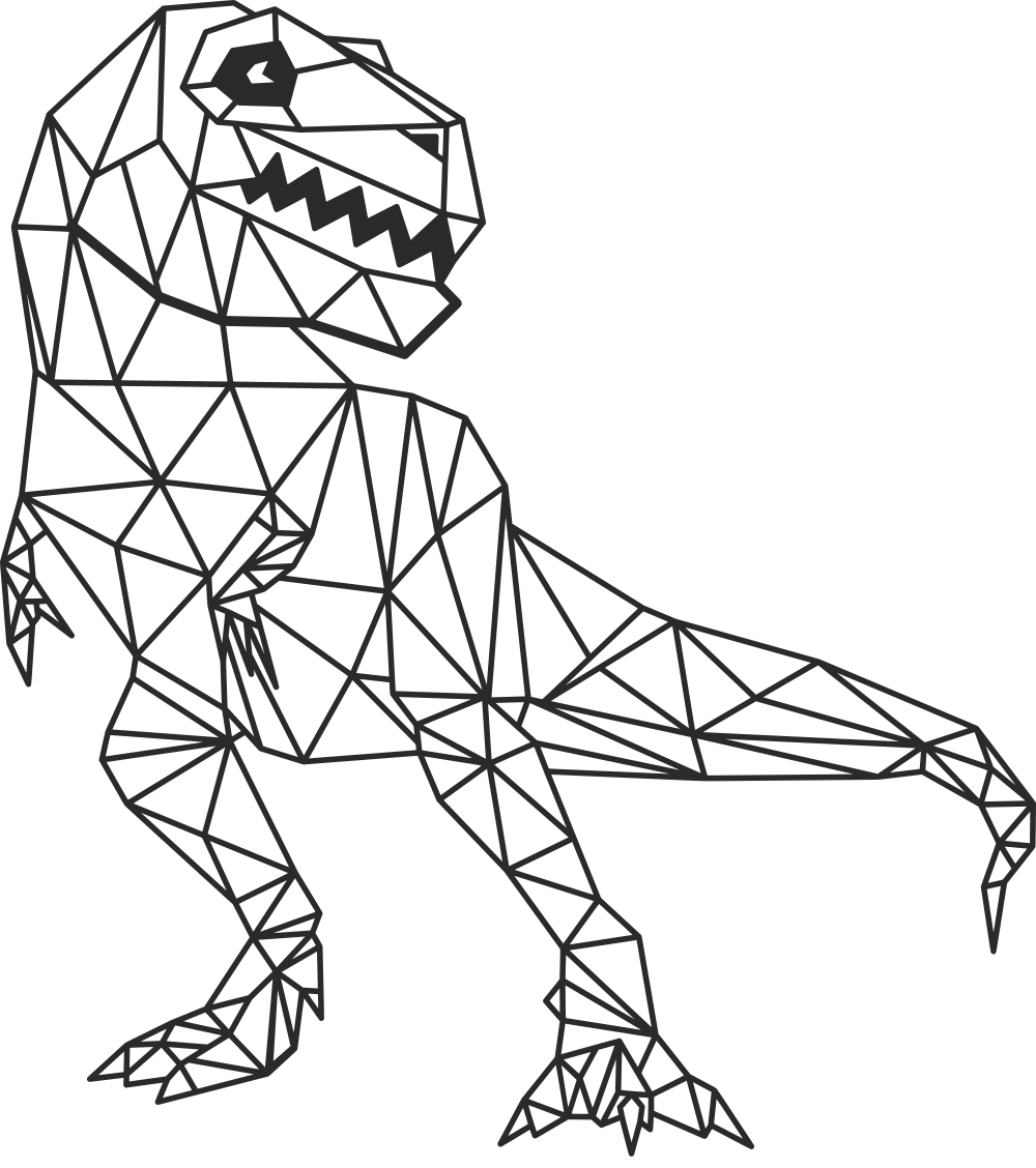 Геометричен T-Rex №1
