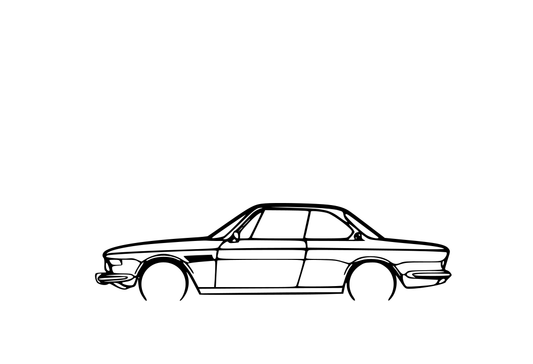 BMW E9 3.0 CS 1972 Detailed