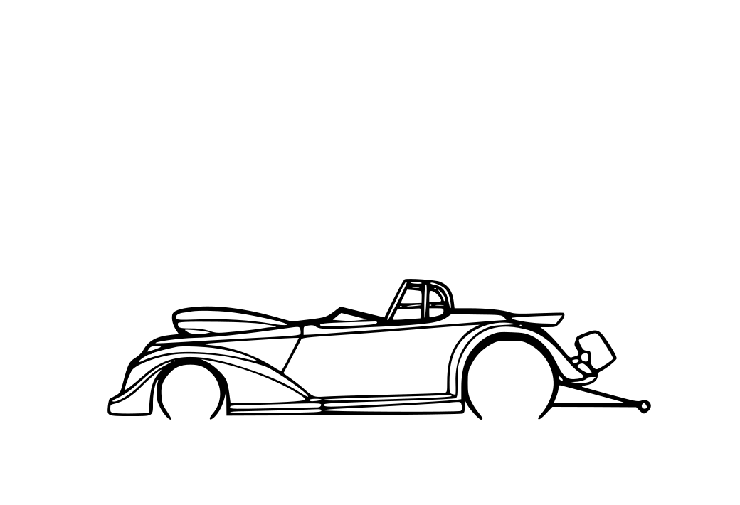Bugatti Type 57C Cabriolet Drag