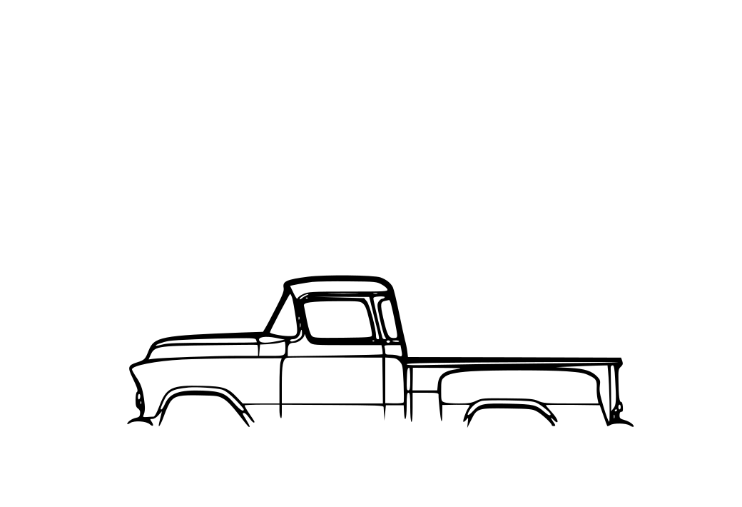 Chevrolet Short bed 3100 1955