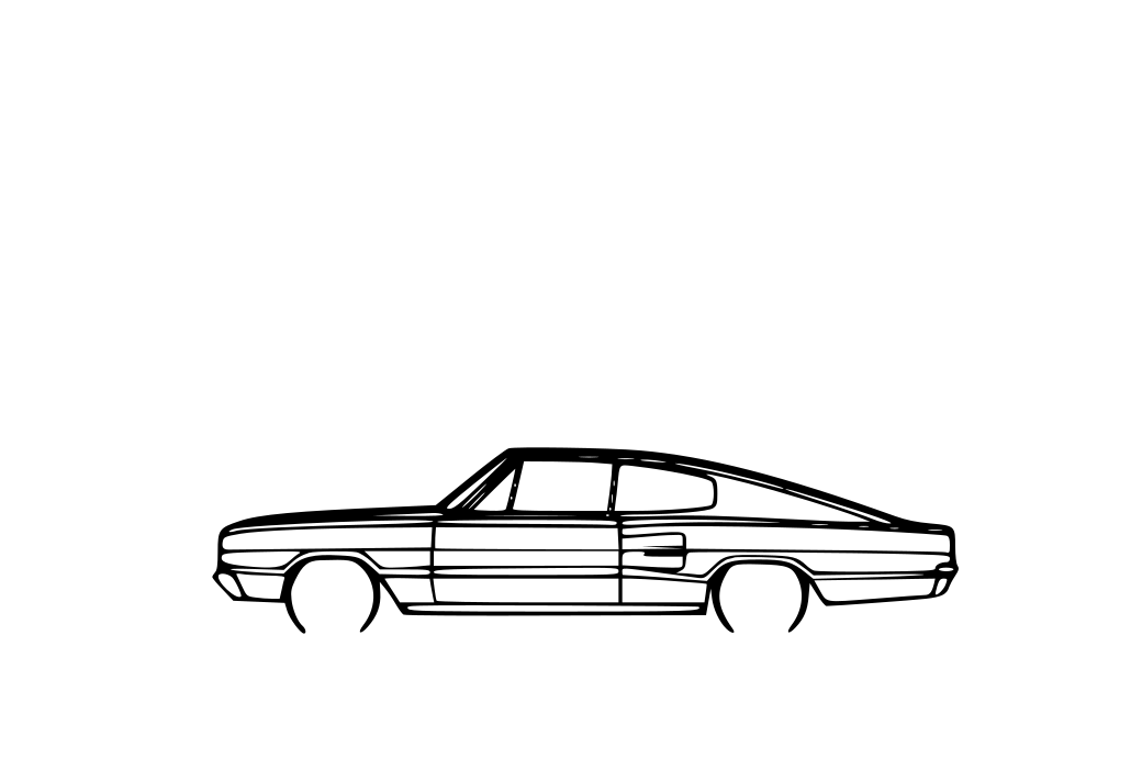 Dodge Charger 383 4b 1966