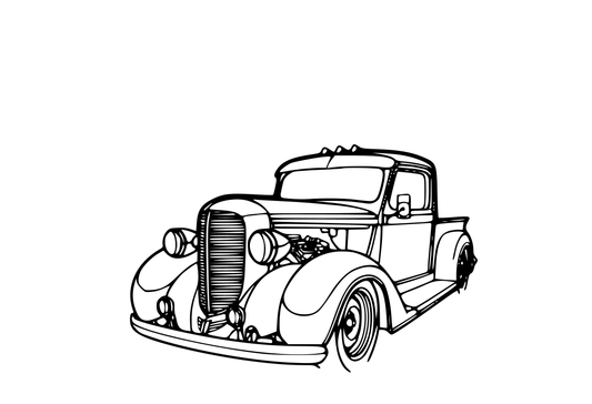 Ford Pickup 1938 Angle