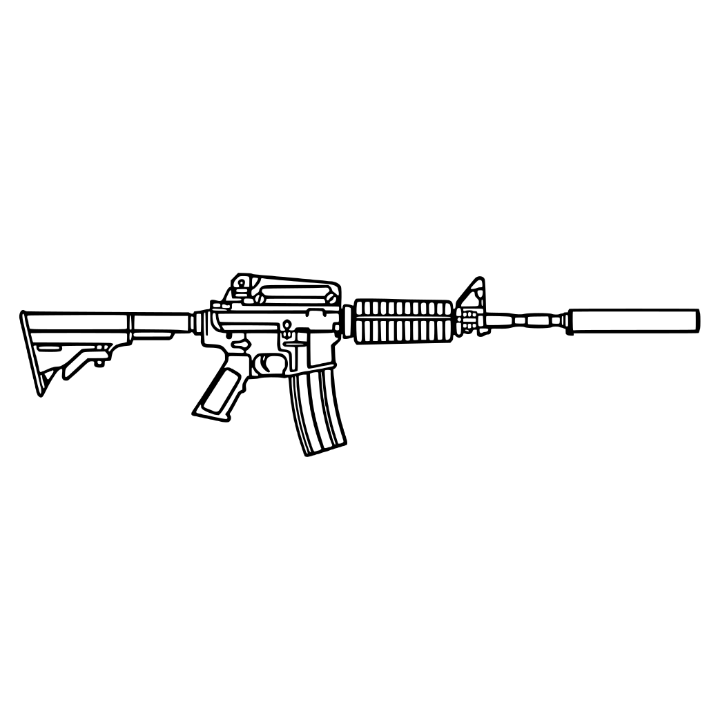 M4A1-S със заглушител