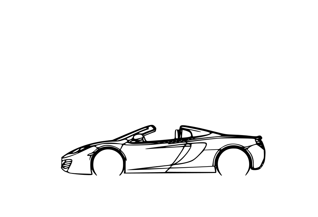 McLaren MP4-12C Spider Detailed
