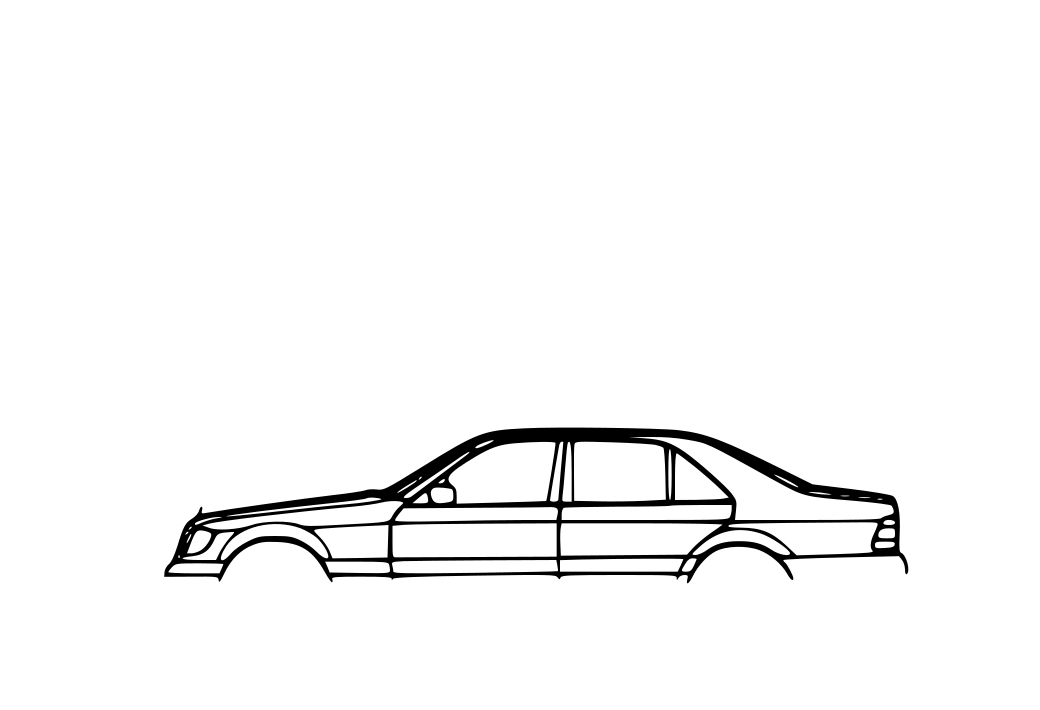 Mercedes W140 1995