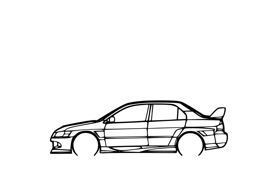 Mitsubishi Evo VIII widebody