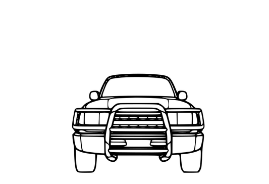 Toyota Land Cruiser HDJ80 Front